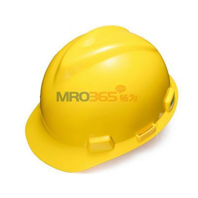 MSA 10166896 V-Gard ��׼�Ͱ�ȫñ����ɫABS�������� PVC ���� 07D��