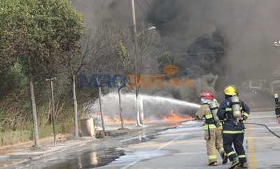 浙江丽水开发区化工厂爆炸起火 600余人被疏散