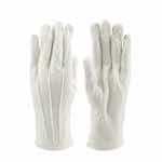 汉盾劳保用品 GP5504 涤棉22g 背三筋白色礼仪手套