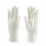 汉盾 GP5505 涤棉24g 背三筋带扣白色礼仪手套